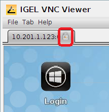 Secure VNC connection