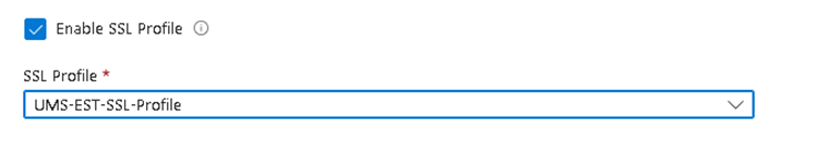 SSL-Profil ausschließlich dem WebSocket-Listener hinzufügen