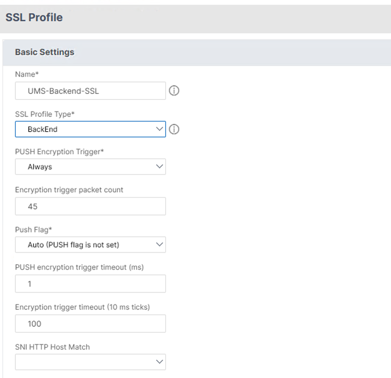 SSL-Profile