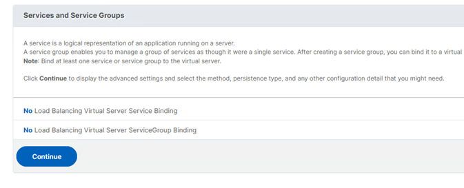 Services und Service Groups