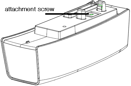 ConFoot attach screw