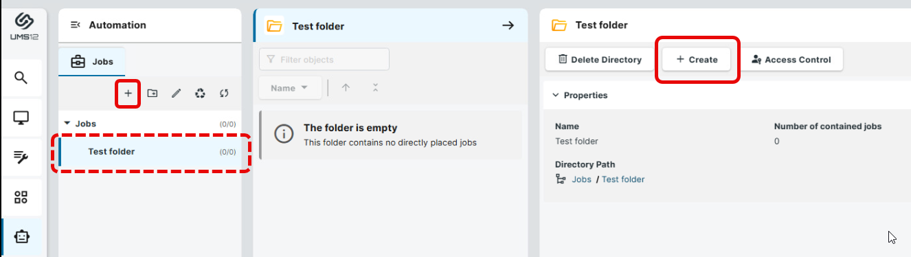 How to create a job in the IGEL UMS Web App