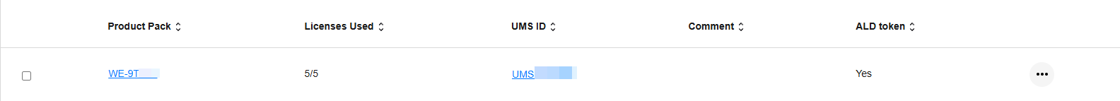 Merged Product Pack with inherited Product Pack ID