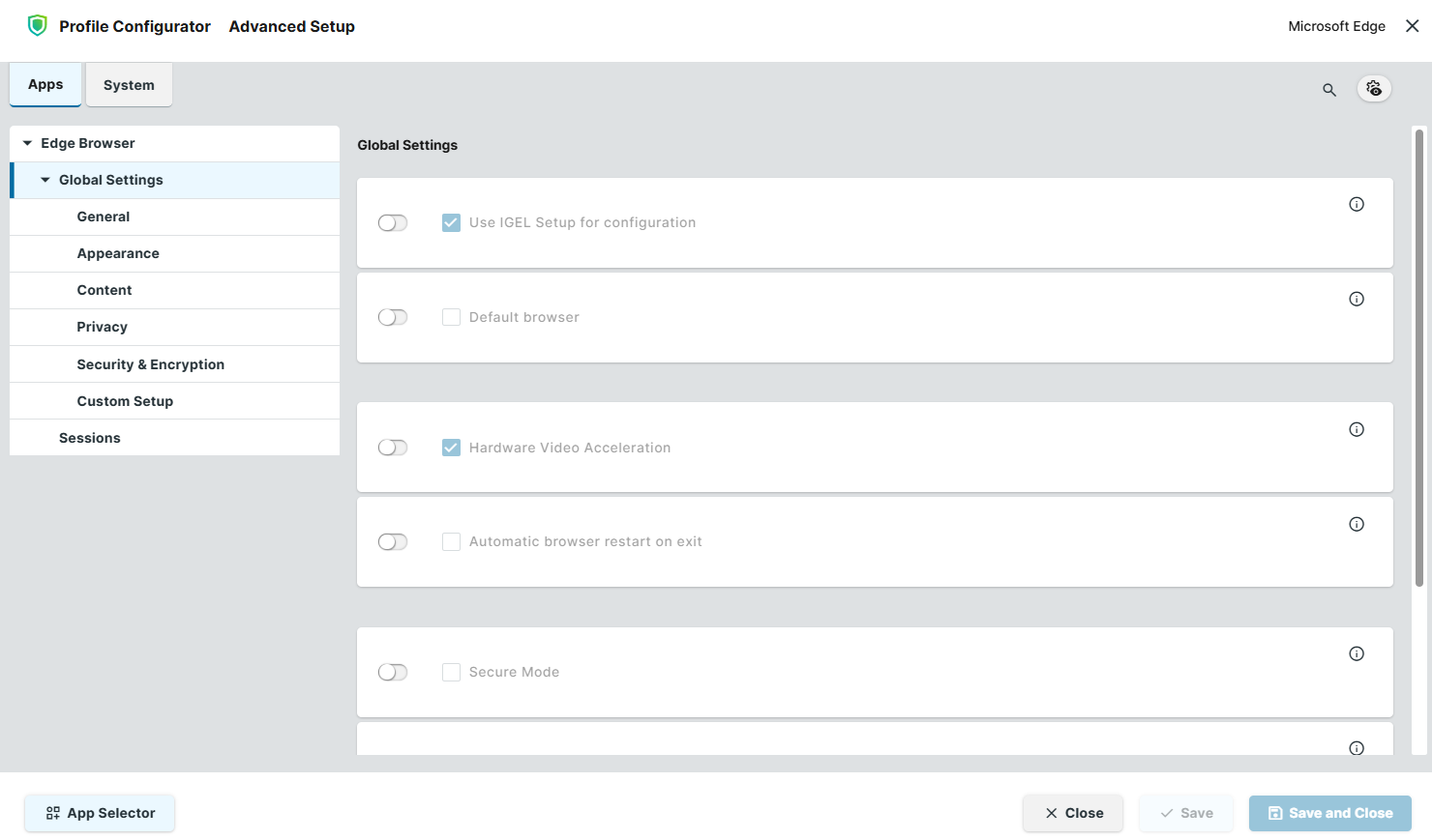 Microsoft Edge Browser on IGEL OS