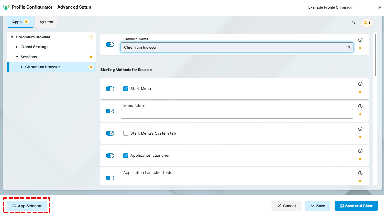Advanced Setup_IGEL UMS Profile Creation