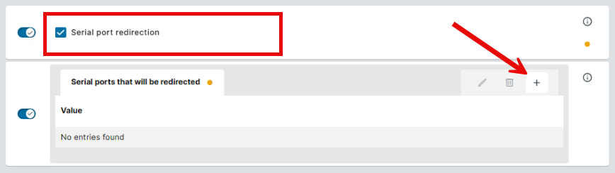 Serial port redirection in IGEL for Windows sessions