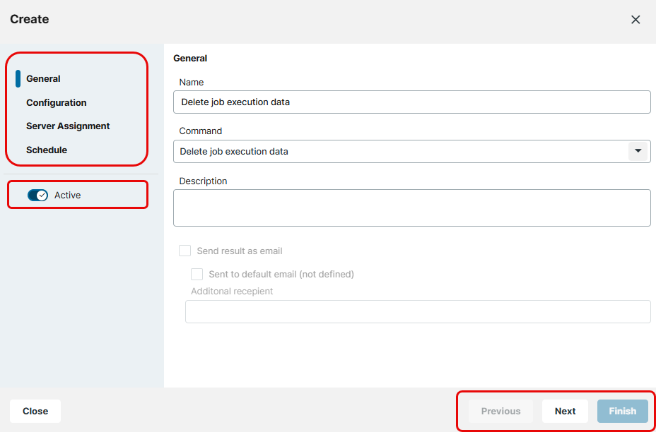 Create dialog for administrative tasks in the IGEL UMS Web App