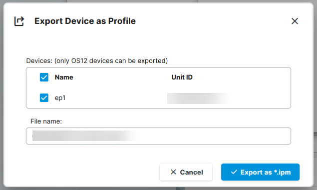 UMS12.3_Export Device Settings_Confirm.png