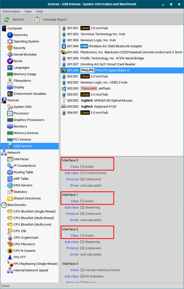 How to find out interfaces for composite USB devices