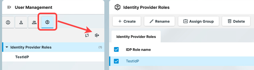 Identity Provider Roles