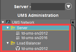 Komponente der UMS Network
