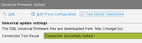Test Server Connection