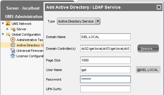 Add Active Directory