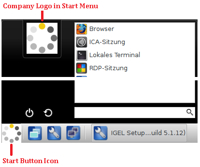 Start menu icon