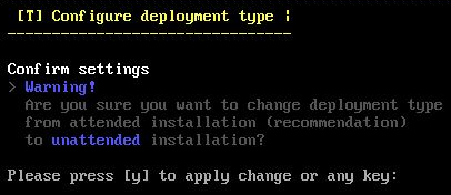 change deployment type