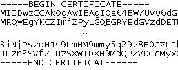 Certificate Text
